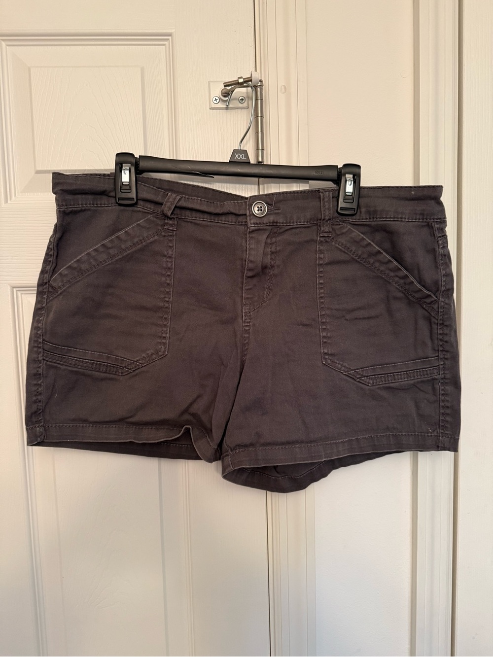 Women's Charcoal Utility Shorts